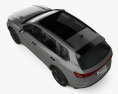 Volkswagen Touareg R eHybrid 2024 3D-Modell Draufsicht