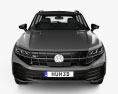 Volkswagen Touareg R eHybrid 2024 Modello 3D vista frontale