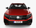 Volkswagen Touareg R-Line 2024 Modello 3D vista frontale