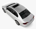 Volkswagen Bora Legend 2022 3D模型 顶视图