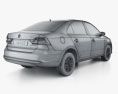 Volkswagen Santana Berlina 2024 Modello 3D