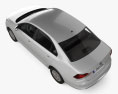 Volkswagen Santana 轿车 2024 3D模型 顶视图
