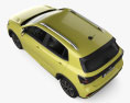 Volkswagen T-Cross R-Line 2024 Modelo 3D vista superior