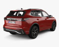 Volkswagen Tiguan eHybrid R-Line 2024 3Dモデル 後ろ姿
