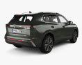 Volkswagen Tiguan 2024 3D模型 后视图