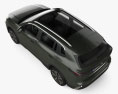Volkswagen Tiguan 2024 3D模型 顶视图