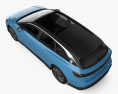 Volkswagen ID.7 tourer 2024 3D-Modell Draufsicht