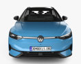 Volkswagen ID.7 tourer 2024 Modèle 3d vue frontale