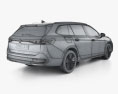 Volkswagen Passat variant 2023 3D-Modell