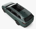 Volkswagen Passat variant 2023 3D模型 顶视图