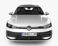 Volkswagen Passat variant eHybrid R-Line 2023 Modelo 3d vista de frente
