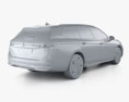 Volkswagen Passat variant eHybrid R-Line 2023 3D模型