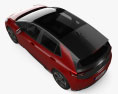 Volkswagen ID.3 GTX 2024 3D-Modell Draufsicht
