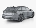 Volkswagen ID.7 tourer GTX 2024 3D 모델 