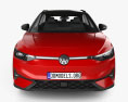 Volkswagen ID.7 tourer GTX 2024 3D-Modell Vorderansicht