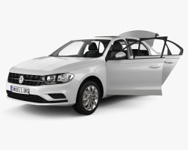 Volkswagen Bora Legend with HQ interior 2019 3D модель