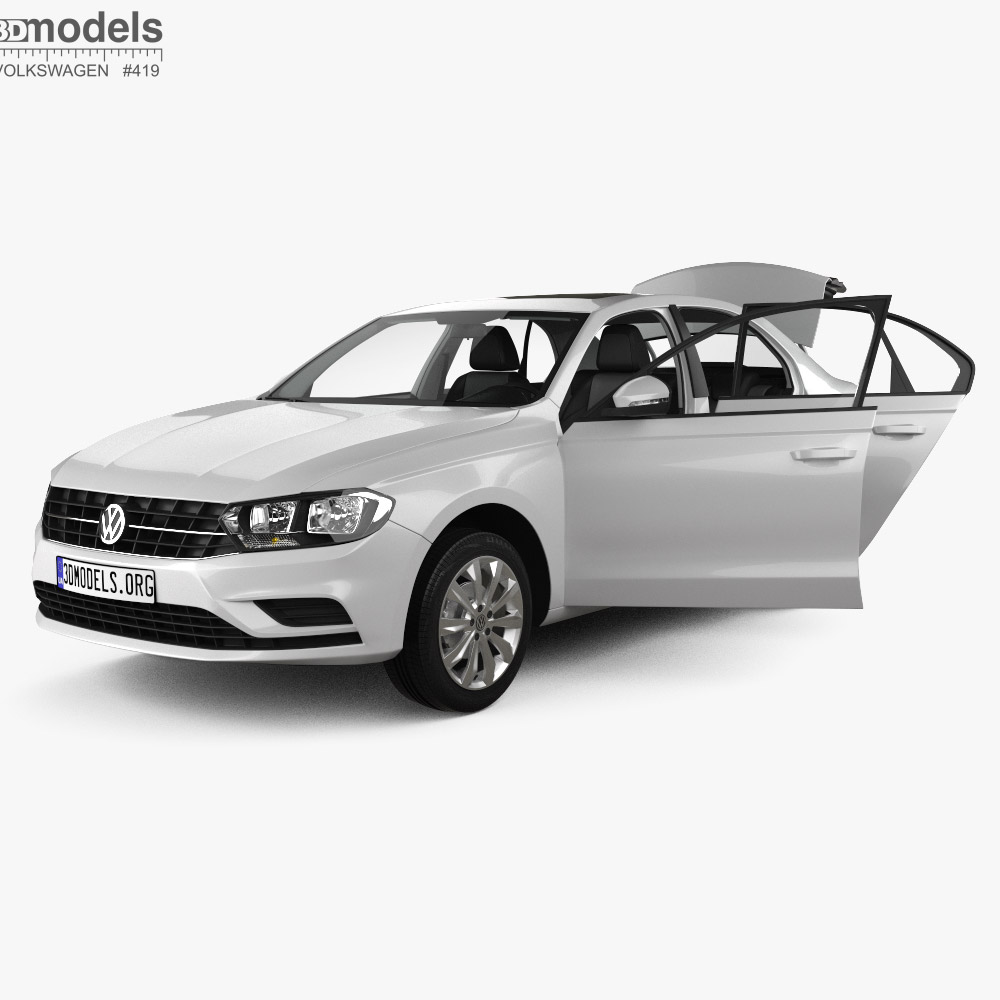 Volkswagen Bora Legend with HQ interior 2019 3d model
