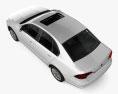 Volkswagen Bora Legend with HQ interior 2019 3D модель top view