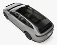 Volkswagen ID Space Vizzion with HQ interior 2019 3D-Modell Draufsicht