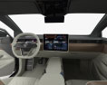 Volkswagen ID Space Vizzion with HQ interior 2019 3D модель dashboard