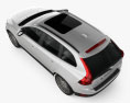 Volvo XC60 2011 3D模型 顶视图