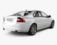 Volvo S80 2014 3D 모델  back view