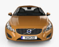 Volvo S60 2014 3D 모델  front view