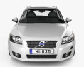 Volvo V50 Classic 2014 3d model front view