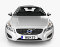 Volvo V60 2014 3D 모델  front view