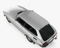 Volvo P1800 ES 1973 3D модель top view