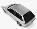 Volvo 480 1995 3D 모델  top view