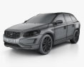 Volvo XC60 2017 3D-Modell wire render