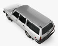 Volvo 245 wagon 1993 3d model top view