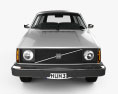 Volvo 245 wagon 1993 3D 모델  front view