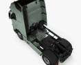 Volvo FH Sattelzugmaschine 2016 3D-Modell Draufsicht
