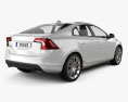 Volvo S60 2016 3D 모델  back view