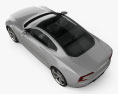 Volvo XC 概念 Coupe 2014 3D模型 顶视图