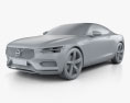 Volvo XC 概念 Coupe 2014 3D模型 clay render