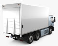 Volvo FE 混合動力 箱式卡车 2014 3D模型 后视图