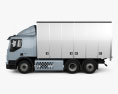 Volvo FE 混合動力 箱式卡车 2014 3D模型 侧视图