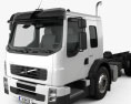 Volvo FE LEC Вантажівка шасі 2014 3D модель