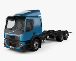 3D model of Volvo FE Chassis Truck 2016