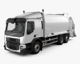 Volvo FE Rolloffcon Garbage Truck 2016 3D model