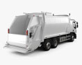 Volvo FE Rolloffcon Müllwagen 2016 3D-Modell Rückansicht