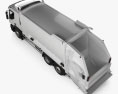 Volvo FE Rolloffcon Müllwagen 2016 3D-Modell Draufsicht
