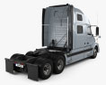 Volvo VNL Camión Tractor 2014 Modelo 3D vista trasera