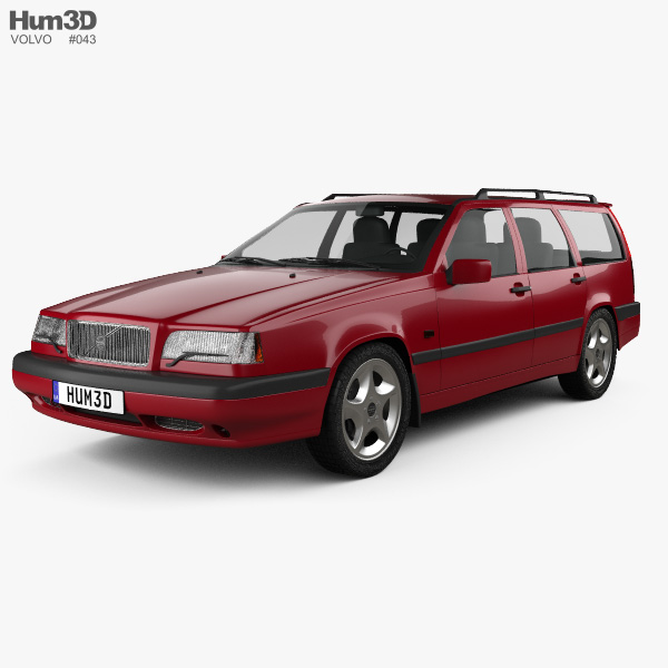 Volvo 850 wagon 1997 3D 모델 