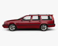 Volvo 850 wagon 1997 3d model side view