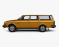 Volvo 245 wagon 1993 3D模型 侧视图
