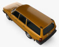 Volvo 245 wagon 1993 3d model top view